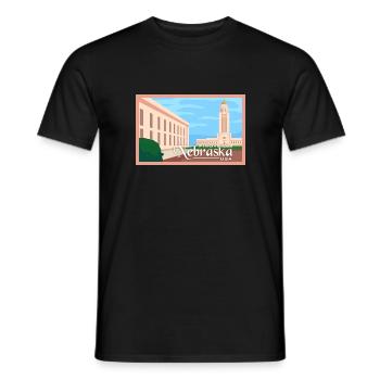Nebraska Fil-Am Design für stolze Pinoys - Männer T-Shirt - Schwarz - Vorne - AI Model Male 178 light (178cm)