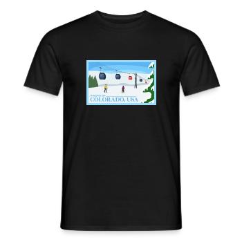 Colorado Fil-Am design pour les fiers Pinoys - T-shirt homme - noir - Devant - AI Model Male 178 light (178cm)