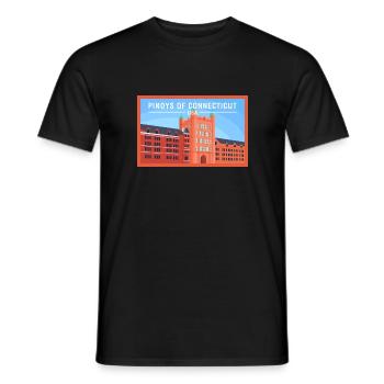 Connecticut Fil-Am Design pour Proud Pinoys - T-shirt homme - noir - Devant - AI Model Male 178 light (178cm)