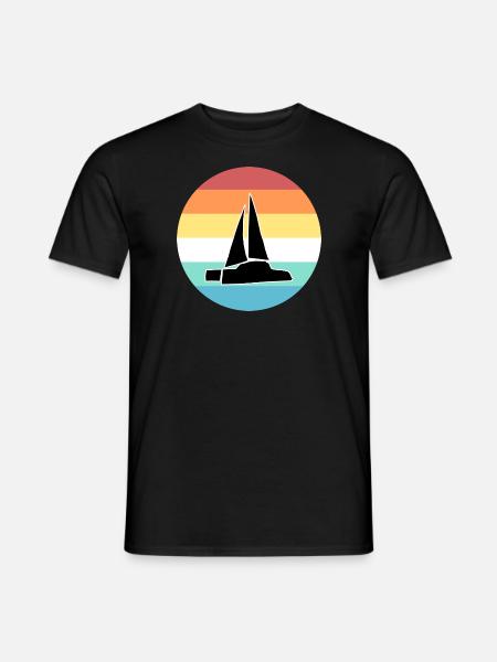 Katamaran - Männer T-Shirt - Schwarz