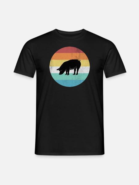 pig - Men's T-Shirt - black