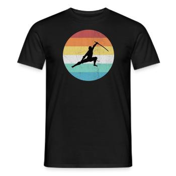 Ninja - Men's T-Shirt - black - Front - AI Model Male 178 light (178cm)