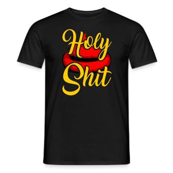 Heilige Scheisse verdammt frech fluchen Pech - Männer T-Shirt - Schwarz - Vorne - AI Model Male 178 light (178cm)