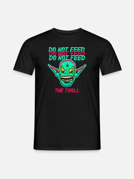 troll - Men's T-Shirt - black