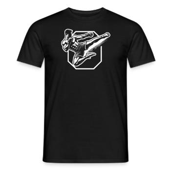 Kickboxing - T-shirt homme - noir - Devant - AI Model Male 178 light (178cm)