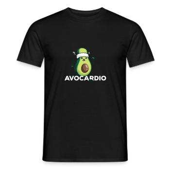 Drôle d'avocat Cardio Cool Running Seed Exercise - T-shirt homme - noir - Devant - AI Model Male 178 light (178cm)
