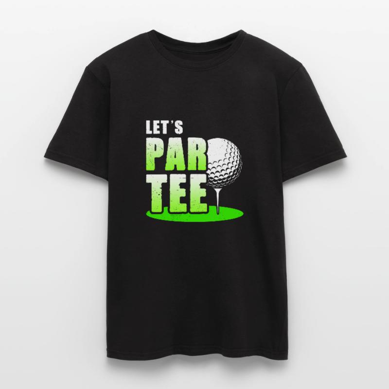 Let's Par Tee Golf Player Golfing Golf Course Golf Männer T-Shirt