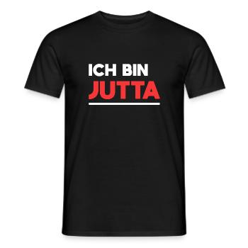 Jutta Name Spruch für stolze Juttas - Männer T-Shirt - Schwarz - Vorne - AI Model Male 178 light (178cm)