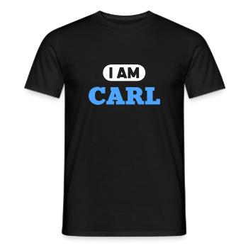 Carl Name Saying für stolze Carls - Männer T-Shirt - Schwarz - Vorne - AI Model Male 178 light (178cm)
