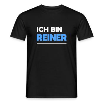 Reiner Name Spruch für stolze Reiner - Männer T-Shirt - Schwarz - Vorne - AI Model Male 178 light (178cm)