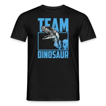 Team Dinosaurier Grafik - Männer T-Shirt - Schwarz - Vorne - AI Model Male 178 light (178cm)