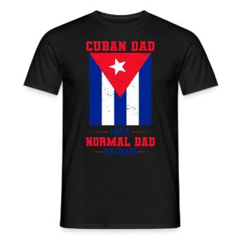 Cuba - Men's T-Shirt - black - Front - AI Model Male 178 light (178cm)