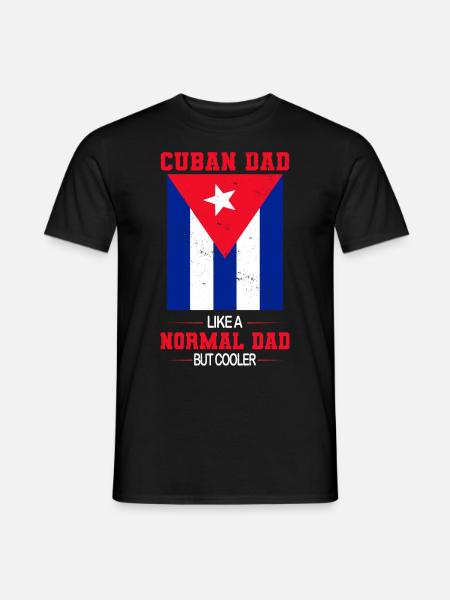 Cuba Fête des pères Cubains - T-shirt homme - noir
