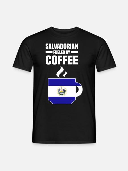 El Salvador - Men's T-Shirt - black