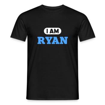 Ryan Name Saying für stolze Ryans - Männer T-Shirt - Schwarz - Vorne - AI Model Male 178 light (178cm)