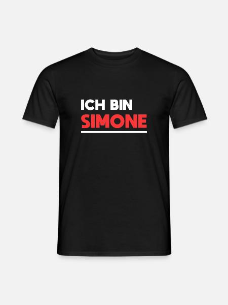 Simone Name Spruch für stolze Simones - Männer T-Shirt - Schwarz