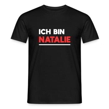 Natalie Name Spruch für stolze Natalies - Männer T-Shirt - Schwarz - Vorne - AI Model Male 178 light (178cm)