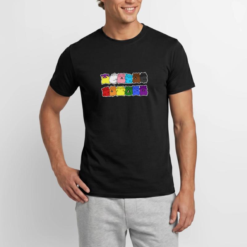 Fierté Progrès Flag Hamster Egalité T-shirt homme
