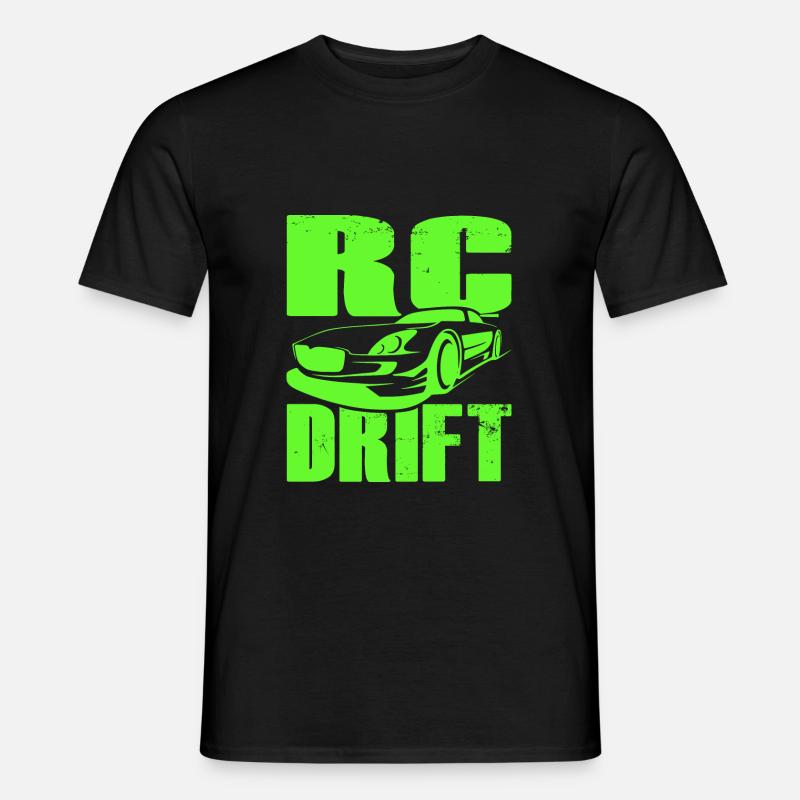 RC - Drift - Männer T-Shirt - Schwarz