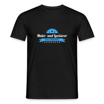 Maler und Lackierer Design für stolze Handwerker - Männer T-Shirt - Schwarz - Vorne - AI Model Male 178 light (178cm)