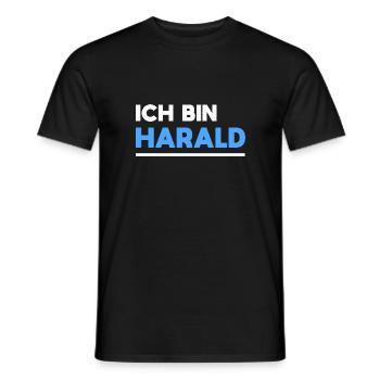 Harald Name Spruch für stolze Haralds - Männer T-Shirt - Schwarz - Vorne - AI Model Male 178 light (178cm)