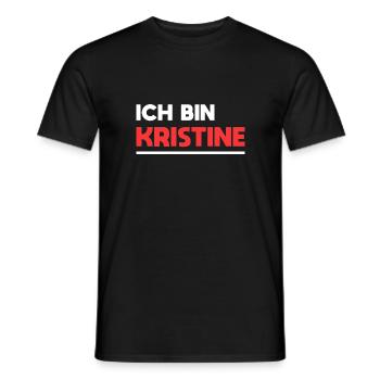 Kristine Name Spruch für stolze Kristines - Männer T-Shirt - Schwarz - Vorne - AI Model Male 178 light (178cm)
