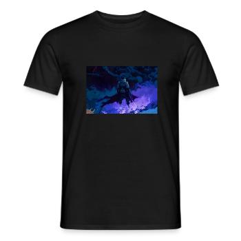 Dämonenkrieger - Männer T-Shirt - Schwarz - Vorne - AI Model Male 178 light (178cm)