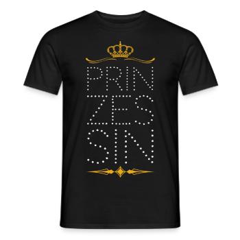Prinzessin - Männer T-Shirt - Schwarz - Vorne - AI Model Male 178 light (178cm)