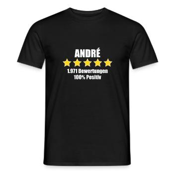 Andre André lustiges Geschenk - Männer T-Shirt - Schwarz - Vorne - AI Model Male 178 light (178cm)