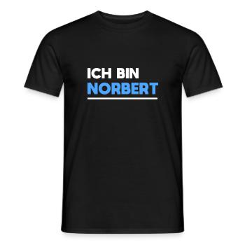 Norbert Name Spruch für stolze Norberts - Männer T-Shirt - Schwarz - Vorne - AI Model Male 178 light (178cm)