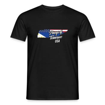 Filipinos of Tennessee Design für stolze Fil-Ams - Männer T-Shirt - Schwarz - Vorne - AI Model Male 178 light (178cm)