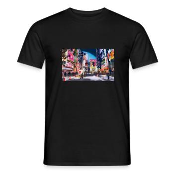 Akihabara, Tokio, Japan - Männer T-Shirt - Schwarz - Vorne - AI Model Male 178 light (178cm)