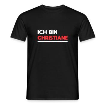 Christiane Name Spruch für stolze Christianes - Männer T-Shirt - Schwarz - Vorne - AI Model Male 178 light (178cm)
