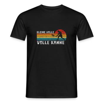 Kleine Halle volle Kanne Squashspieler Geschenk - Männer T-Shirt - Schwarz - Vorne - AI Model Male 178 light (178cm)