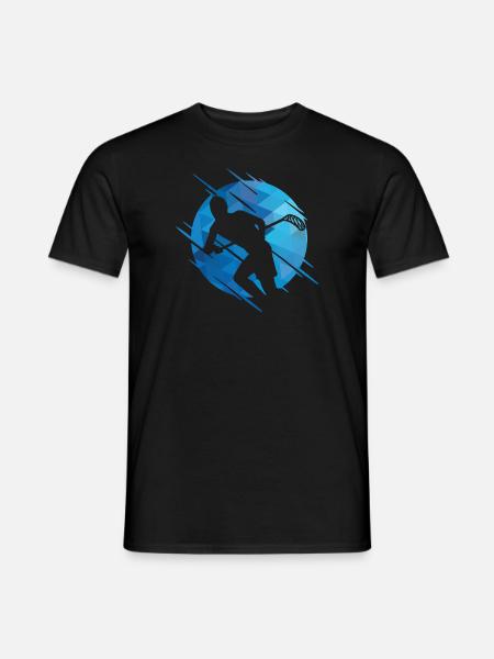 Floorball Floorball Floorball Spiller - Mænd T-shirt - sort