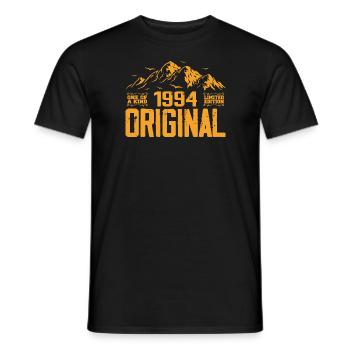 Vintage 1994 Cadeau d’anniversaire - Retro 1994 - T-shirt homme - noir - Devant - AI Model Male 178 light (178cm)