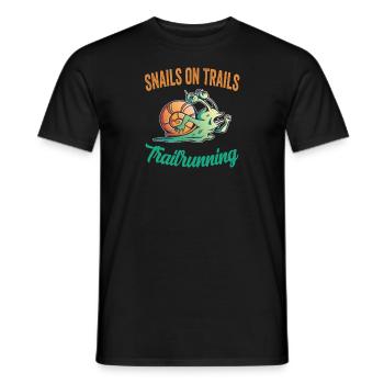 Lustiges Läufer Team Running Trikot Shirt - Männer T-Shirt - Schwarz - Vorne - AI Model Male 178 light (178cm)