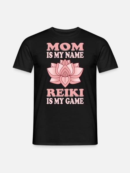 Reiki Praktizierende / Reiki Master / Reiki Mom - Männer T-Shirt - Schwarz