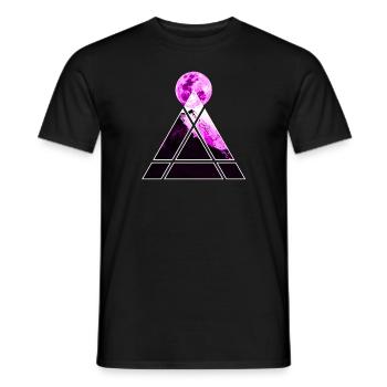 Night climb - Men's T-Shirt - black - Front - AI Model Male 178 light (178cm)