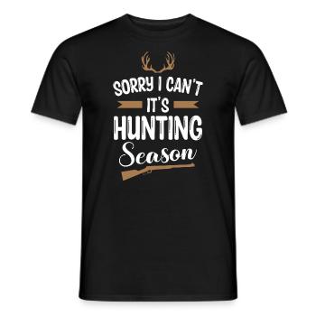 Drôle de chasse - T-shirt homme - noir - Devant - AI Model Male 178 light (178cm)