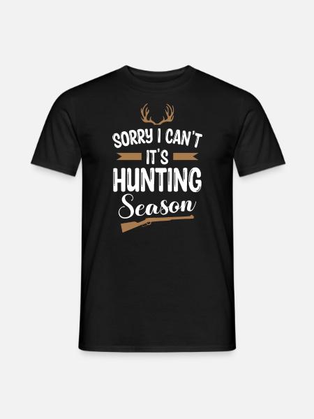 Funny Hunting - Men's T-Shirt - black