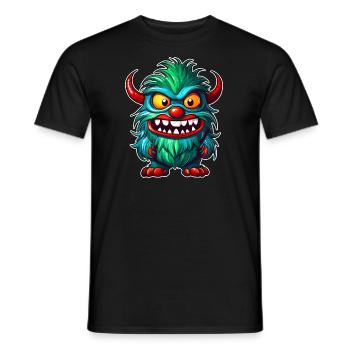 Monstre laid - T-shirt homme - noir - Devant - AI Model Male 178 light (178cm)
