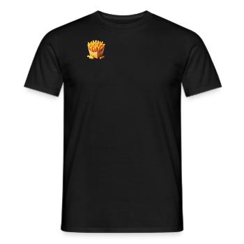 Polygone de frites - T-shirt homme - noir - Devant - AI Model Male 178 light (178cm)