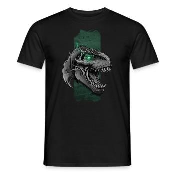 Donnerndes Gebrüll: Allosaurus-Dominanz - Männer T-Shirt - Schwarz - Vorne - AI Model Male 178 light (178cm)