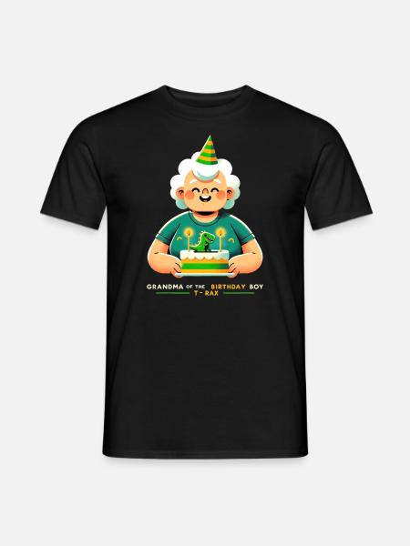 Joyful Birthday Grandma - Men's T-Shirt - black
