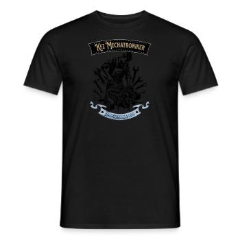 Kfz Mechatroniker Abschluss Mechatroniker Geschenk - Männer T-Shirt - Schwarz - Vorne - AI Model Male 178 light (178cm)