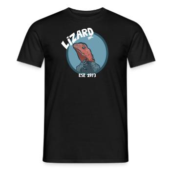 Lizard inkorporiert - Männer T-Shirt - Schwarz - Vorne - AI Model Male 178 light (178cm)