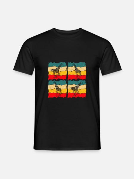 Giraffe - Men's T-Shirt - black
