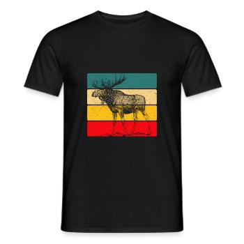 élan - T-shirt homme - noir - Devant - AI Model Male 178 light (178cm)