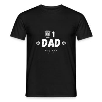 DAD - T-shirt homme - noir - Devant - AI Model Male 178 light (178cm)